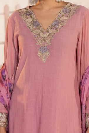 Blush Pink Embroidered Set