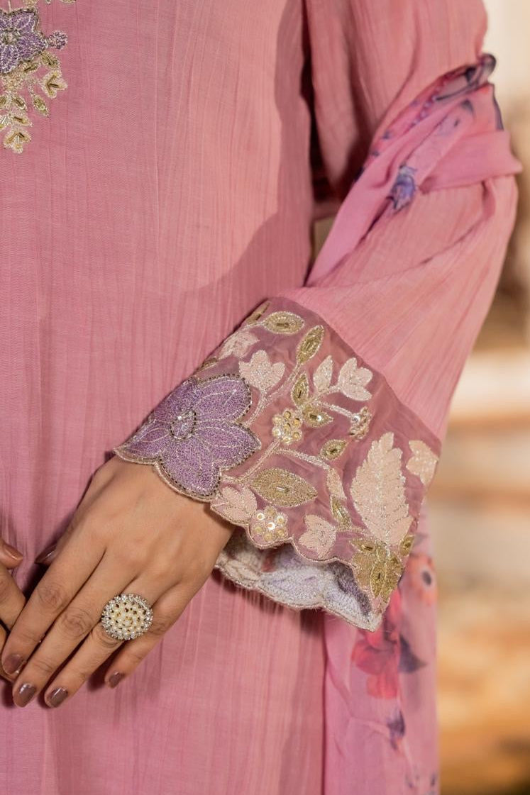 Blush Pink Embroidered Set