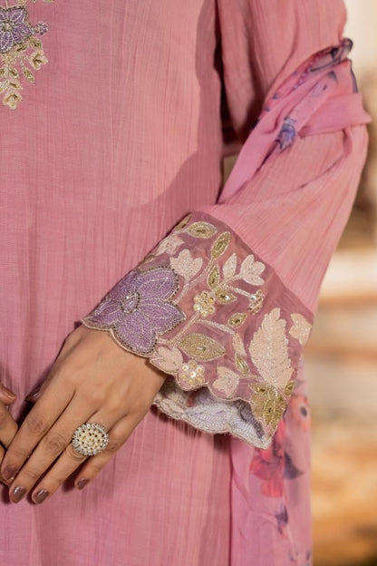 Blush Pink Embroidered Set