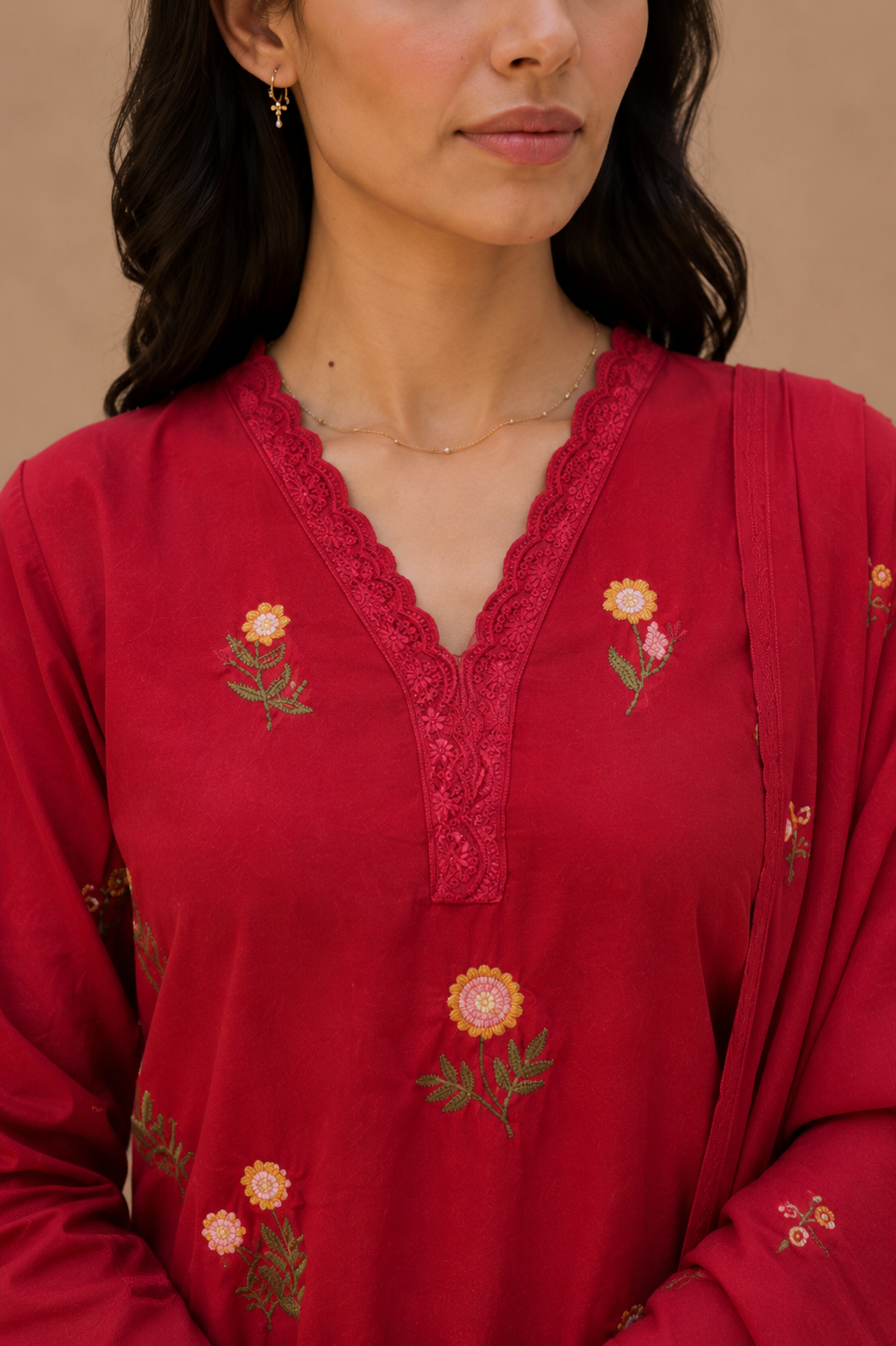 Red Mul Cotton Set