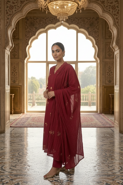 Red Mul Cotton Set