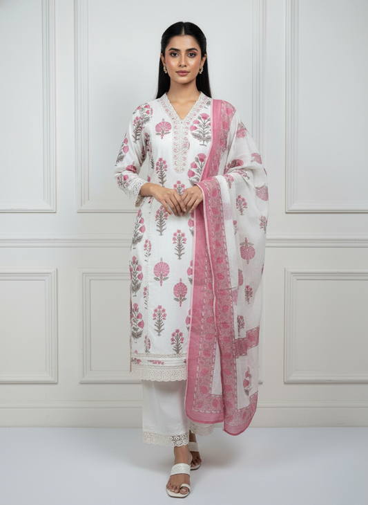 The Artisan Block Print Cotton Set