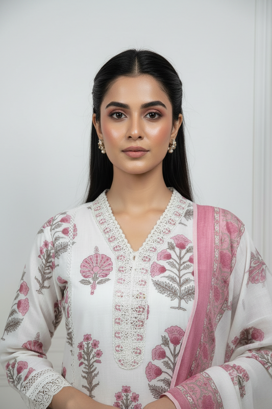 The Artisan Block Print Cotton Set