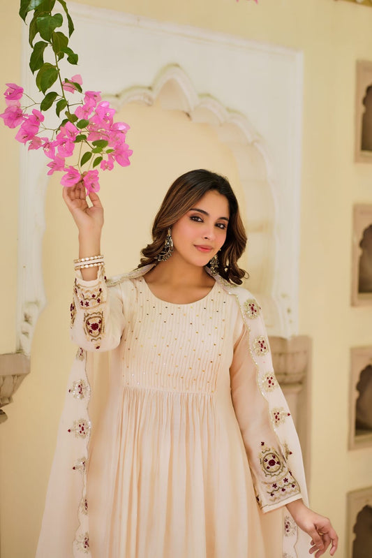 Ivory Festive Suit Set